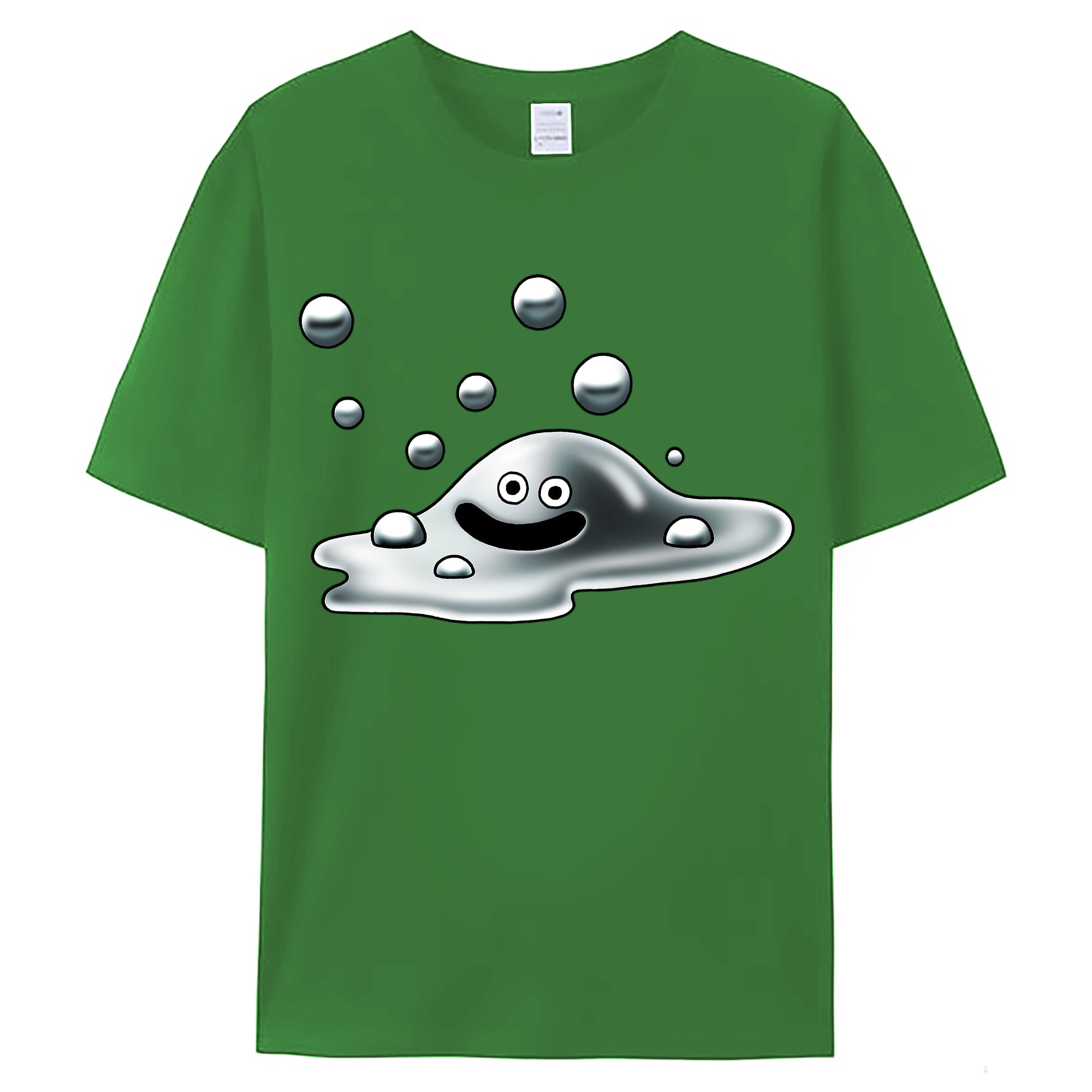 （画像用） ドラゴンクエスト Doragon Kuesuto Dragon Quest レディースカジュアルプリントTシャツ（綿100％）
